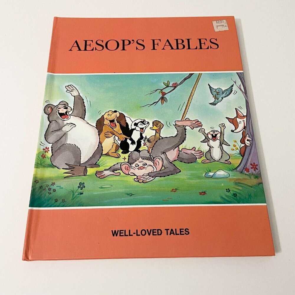 Vtg Aesops Fables Well Loved Tales Peter Haddock Book